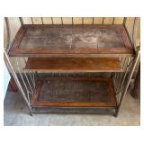 G - Drexel Solstice Wrought Iron Baker's Rack Shelving Unit