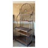 G - Drexel Solstice Wrought Iron Baker's Rack Shelving Unit