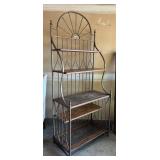 G - Drexel Solstice Wrought Iron Baker's Rack Shelving Unit