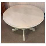 O - Pier 1 Imports White Round Dining Table