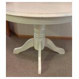 O - Pier 1 Imports White Round Dining Table