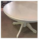 O - Pier 1 Imports White Round Dining Table