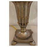 O - Vintage Ornate Brass Table Lamp