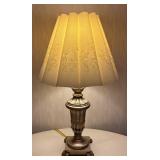 O - Vintage Ornate Brass Table Lamp