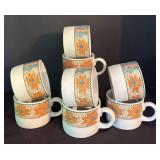 O - Vintage Sakura Moccasin Dinnerware Set by Sue Zipkin (Lot of 33)