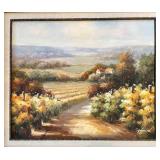 O - Sedward Original Landscape Painting Framed