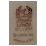 O - Lenox Solitaire China (Lot of 38)