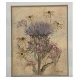 O - Cheri Blum Cynara Framed Print