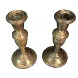 O - Vintage Gorham Sterling Silver Candleholders (Lot of 2)