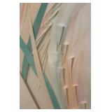 O - Rankin White Heron 3D Layered Paper Art Framed
