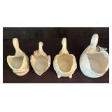 O - Vintage Swan Figurines Lenox, Richard & Unmarked (Lot of 4)