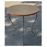 G - Hammered Copper Accent Table