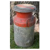 G - Vintage Island Farm Dairy Co. Milk Can
