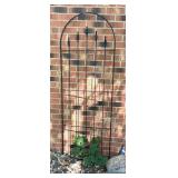 FY - Garden Trellis Black Iron Arch