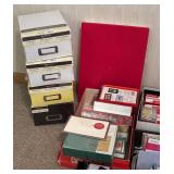 O - LARGE Office Supplies Mixed Lot Boston 2612 Paper Cutter, Organizers & Cards