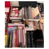 O - LARGE Office Supplies Mixed Lot Boston 2612 Paper Cutter, Organizers & Cards