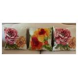 O - Reversible Floral & Tropical Accent Pillow Set (Lot of 5)