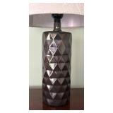 MB - Decorative Ceramic Table Lamp With Textured Shade
