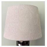 MB - Decorative Ceramic Table Lamp With Textured Shade