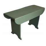 MB - Sage Green Primitive Bucket Bench