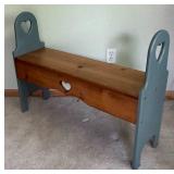 MB - Vintage Heart Cutout Bench