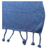 MB - Charter Club Denim Blue Throw Blanket