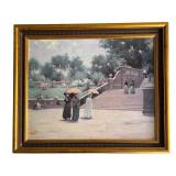 MB - Luther Emerson Van Gorder in the Park Framed Print