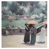MB - Luther Emerson Van Gorder in the Park Framed Print