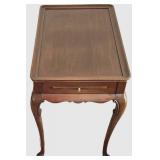 DR - Vintage Mahogany Tea Table With Drawer