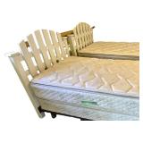 LL-BR1 - Pair of Twin Bed Frames With Headboards