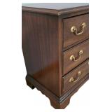 LL-BR2 - Pair of Vintage Georgian Wood Bedside Tables (Lot of 2)
