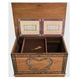 LL-BR2 - Powell Life Chest Wooden Memory Box With 2 Journals