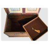 LL-BR2 - Powell Life Chest Wooden Memory Box With 2 Journals