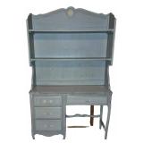 LL-ST - Vintage Williams Furniture Corp Hutch Desk & Chair Set