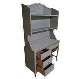 LL-ST - Vintage Williams Furniture Corp Hutch Desk & Chair Set