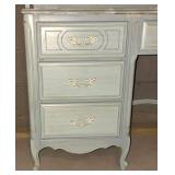 LL-ST - Vintage Williams Furniture Corp Hutch Desk & Chair Set