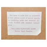 LL-ST - Vintage Williams Furniture Corp Hutch Desk & Chair Set