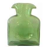 K - Vintage 1950s Blenko Double Spout Glass Water Bottle