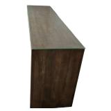 LL-FR - Vintage Console Table With Separate Glass Top