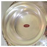 LL-BR2 - Vintage Gorham Newport Silverplate Punch Bowl & Ladle