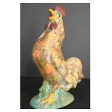 LL-FR - Enesco Floral Chicken & 2 Other Decorative Chickens Mixed Lot
