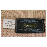 LL-BR1 - Berne Hand Loomed Wool Cardigan Sweater