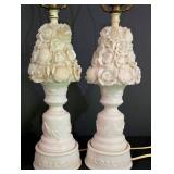 LL-BR1 - Vintage Ardalt Verithin Porcelain Lamps Pair