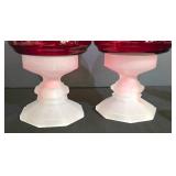LL-BR1 - Decorative Christmas Trees & Glass Candle Holders Mixed Lot