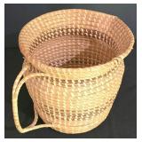 LL-FR - Wicker Shelf Unit, 4 Baskets & Woven Pitcher Mixed Lot