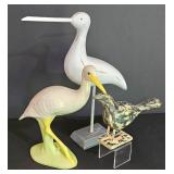 LL-FR - Mixed Lot of 3 Bird Figures
