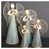 LL-ST - Hand Crafted Angel Figurines (Lot of 4)
