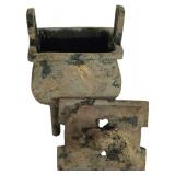 LL-ST - Vintage Cast Iron Censer Incense Burner With Foo Dog Lid