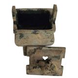 LL-ST - Vintage Cast Iron Censer Incense Burner With Foo Dog Lid