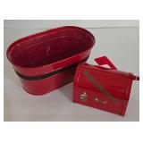 LL-ST - Holiday Basket Planter Mixed Lot With Metal Mailbox